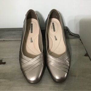 Clarks Women's Silver Heels